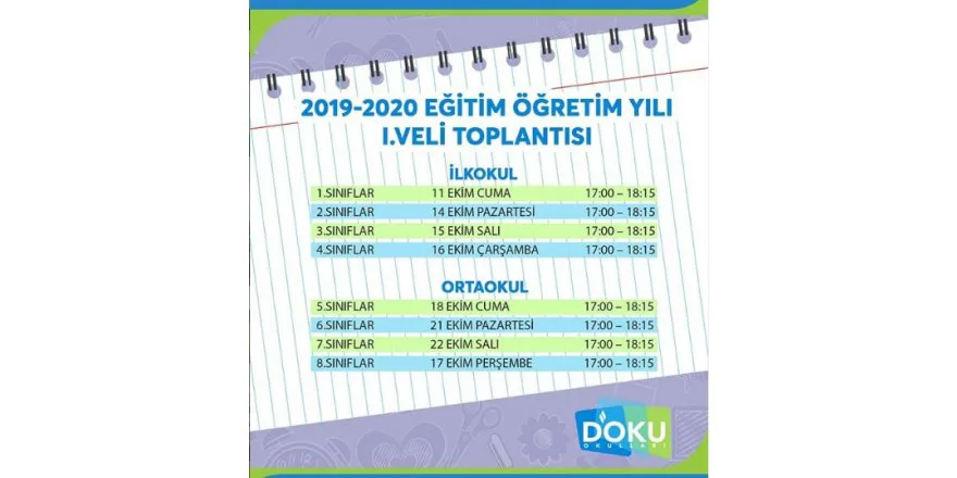 1. Veli Toplantımız Gerçekleştirilmiştir.