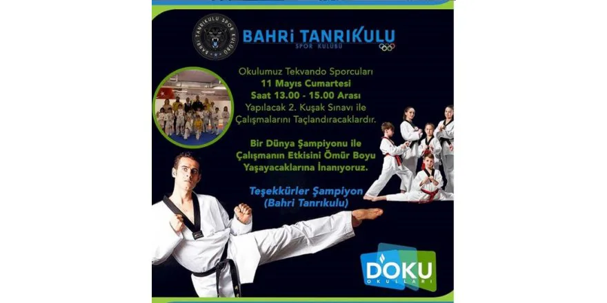 Taekwondo Kuşak Sınavı Gerçekleştirildi