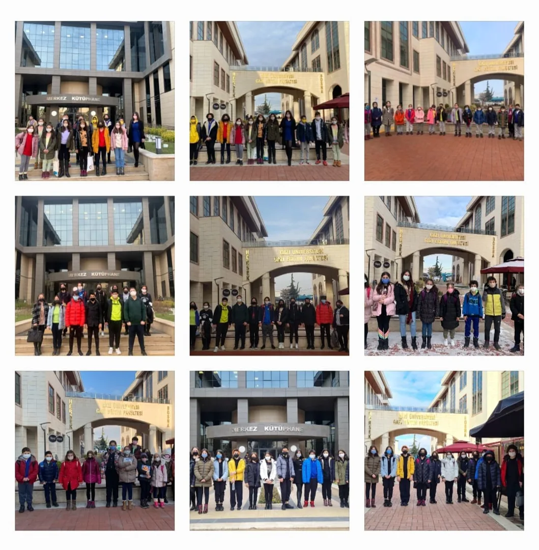 KÜTÜPHANEDE 1 GÜN Etkinliğimiz kapsamında Gazi Üniversitesi Merkez Kampüsüne 2 hafta boyunca gezi gerçekleştirdik. - 3