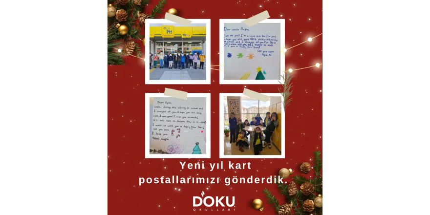 Yeni yıl kart postallarımız gönderdik...