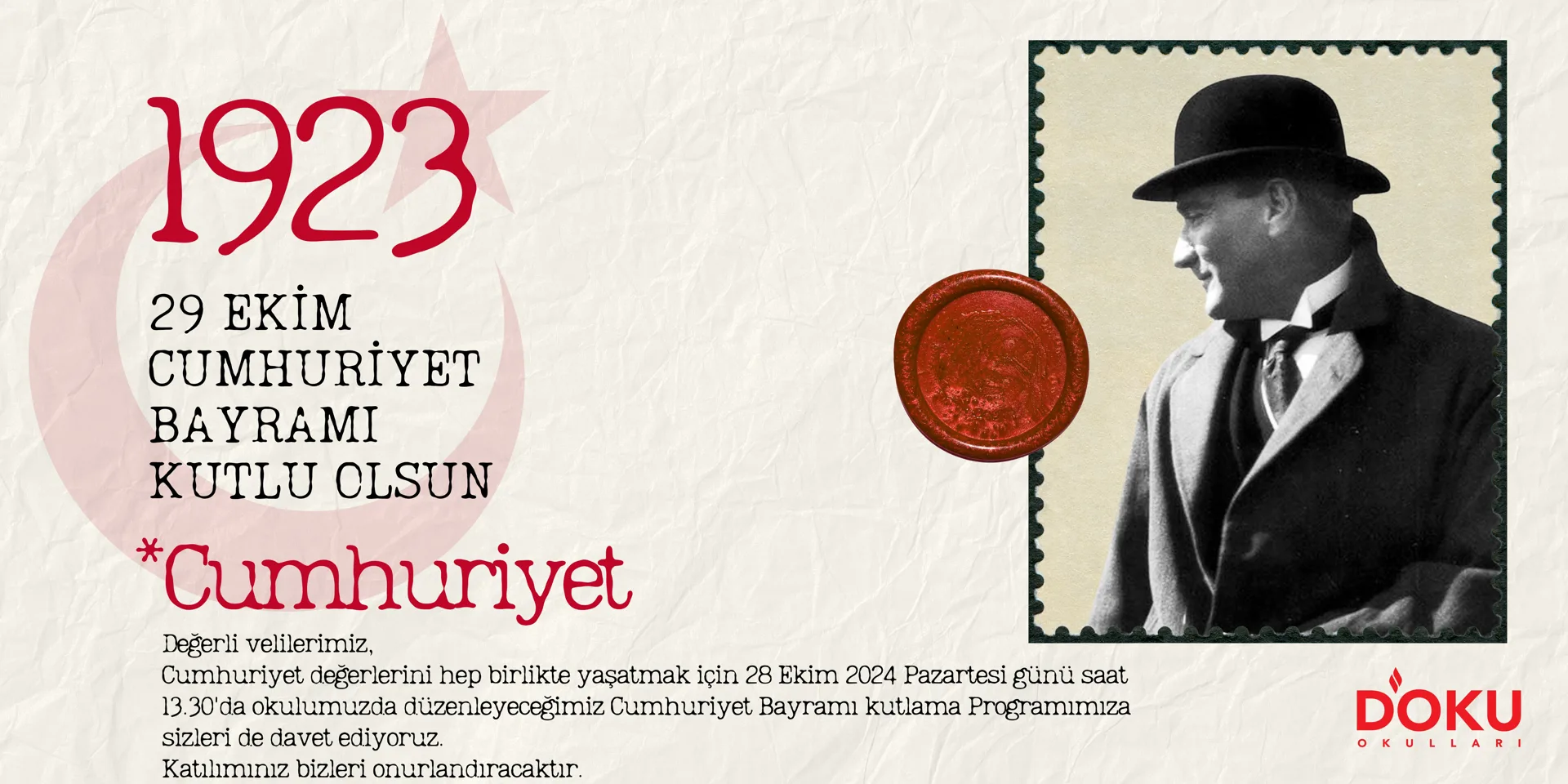 CUMHURİYET BAYRAMIMIZI COŞKUYLA KUTLADIK. - 1