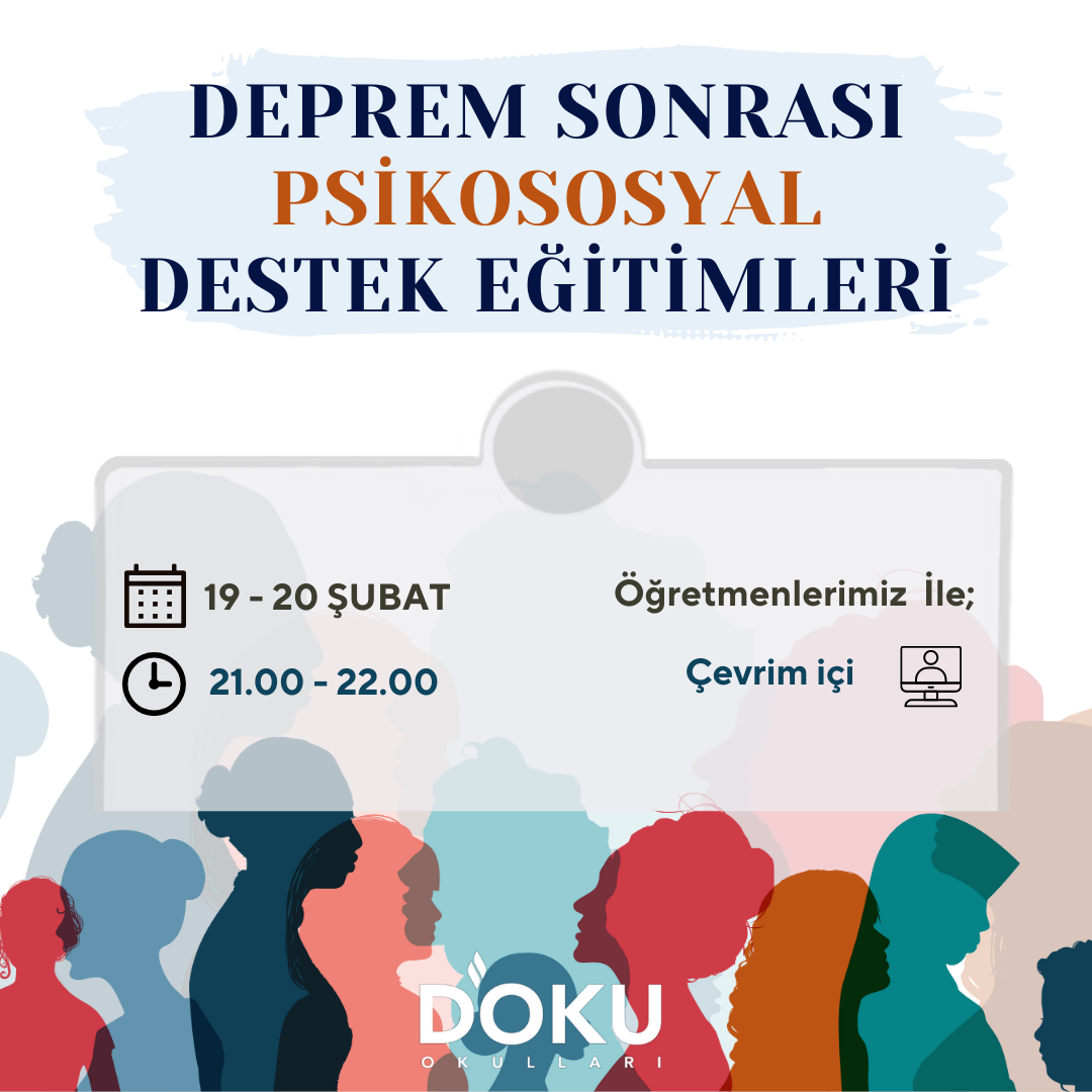 Deprem Sonrası Psikososyal Destek Eğitim Programı gerçekleştirdik. - 1