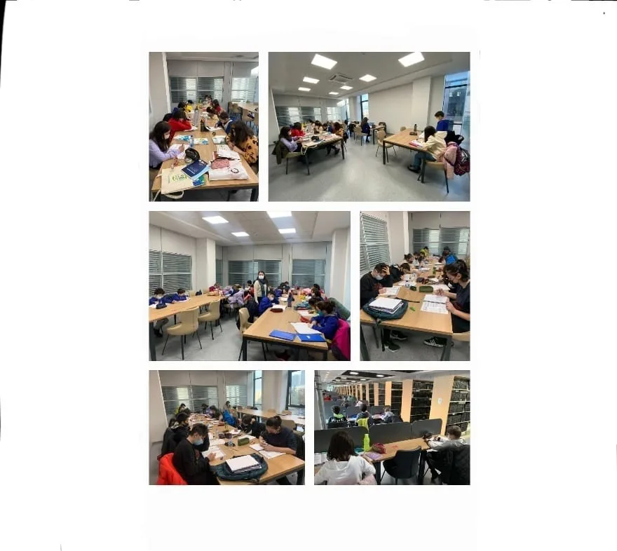 KÜTÜPHANEDE 1 GÜN Etkinliğimiz kapsamında Gazi Üniversitesi Merkez Kampüsüne 2 hafta boyunca gezi gerçekleştirdik. - 4