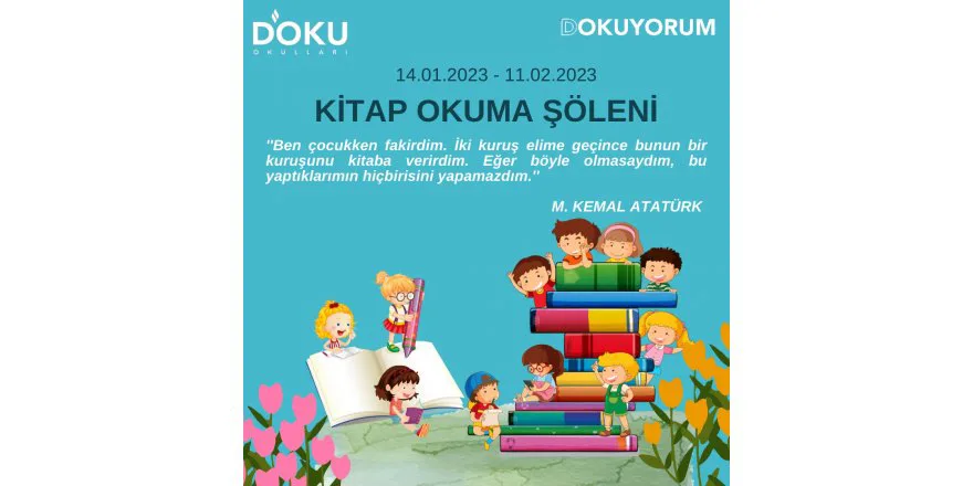 Kitap Okuma Şölenimiz Başlıyor...