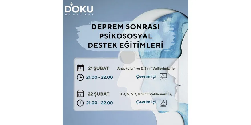 Deprem Sonrası Psikososyal Destek Eğitim Programı gerçekleştirdik.