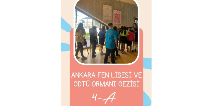 Ankara Fen Lisesi'ni ziyaret ettik.