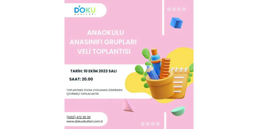 Anasınıfı Grupları Veli Toplantılarımızı gerçekleştirdik.