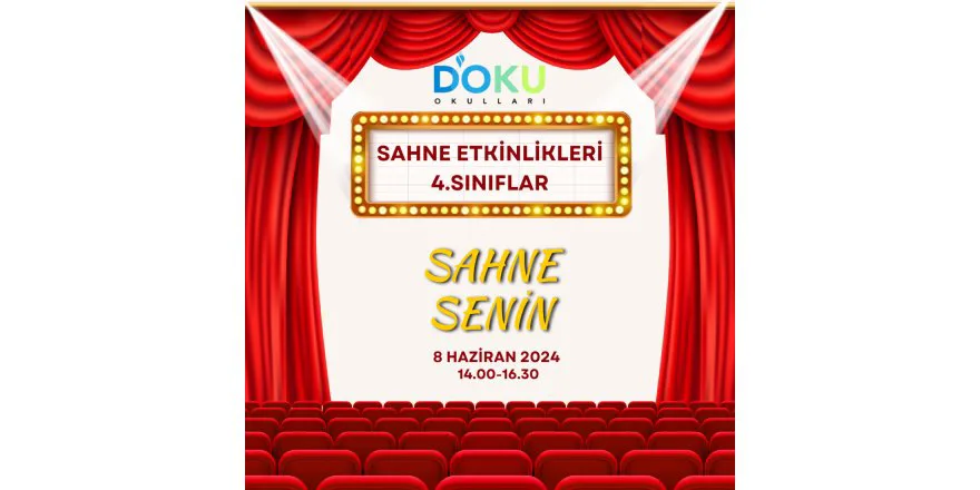 SAHNE SENİN ile 4. Sınıf